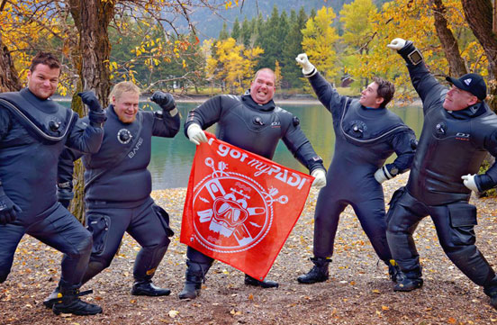 Goofing around and still Dry